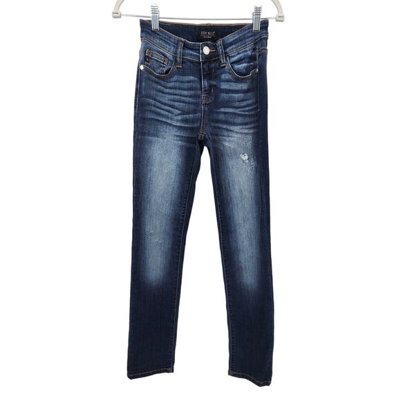 Judy Blue Classic Dark‎ Wash Straight Fit Jeans Size 3 / 26 - Picture 1 of 7
